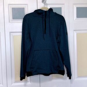 Under Armour ColdGear Fitted Half Zip Hoodie Pullover Mens‎ Medium Blue